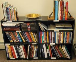 The Commissioner of Yukon's Little Free Library outside Taylor House in Whitehorse.