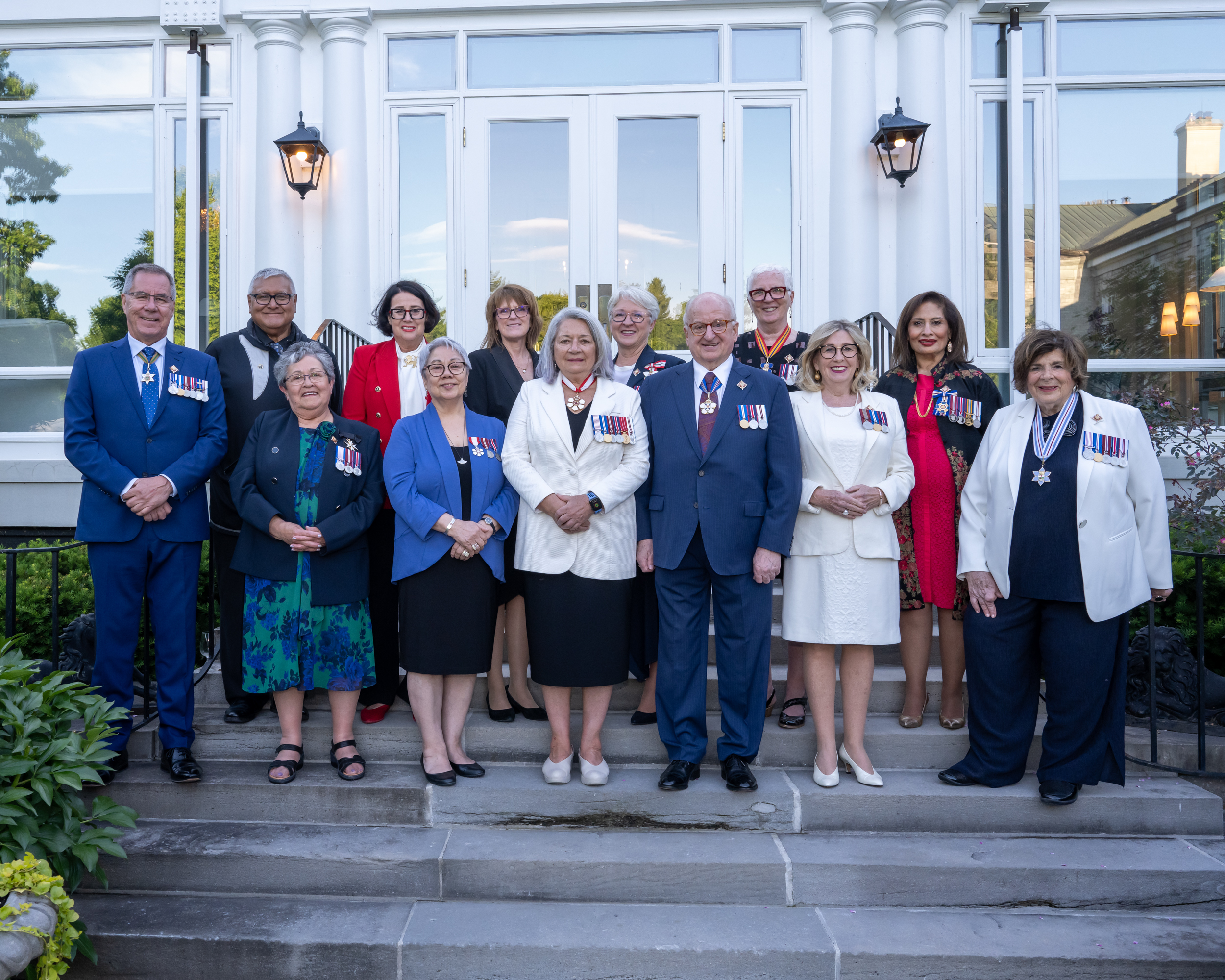 Governor General Mary Simon, Adeline Webber, Eva Aariak, Margaret Thom
